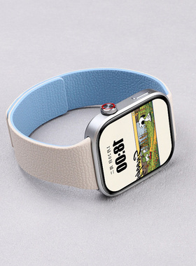 适用于红米watch6表带Redmi手表4/5腕带新款硅胶磁吸手表带小米手环9Pro智能运动8Pro替换带男女高级手环配件