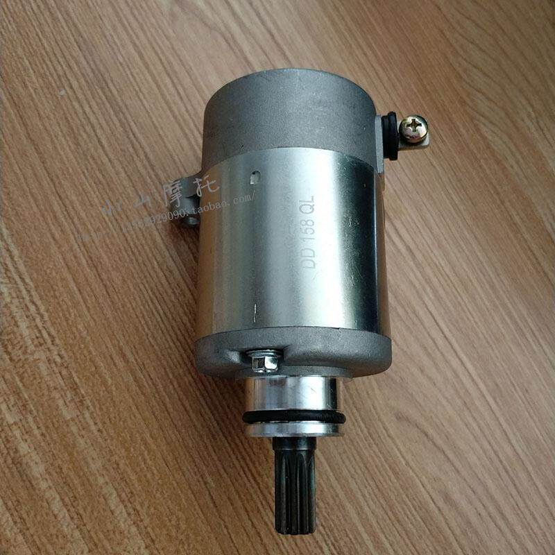 适用QS100T QS125T-2韵彩丽彩踏板摩托车马达启动电机起动机
