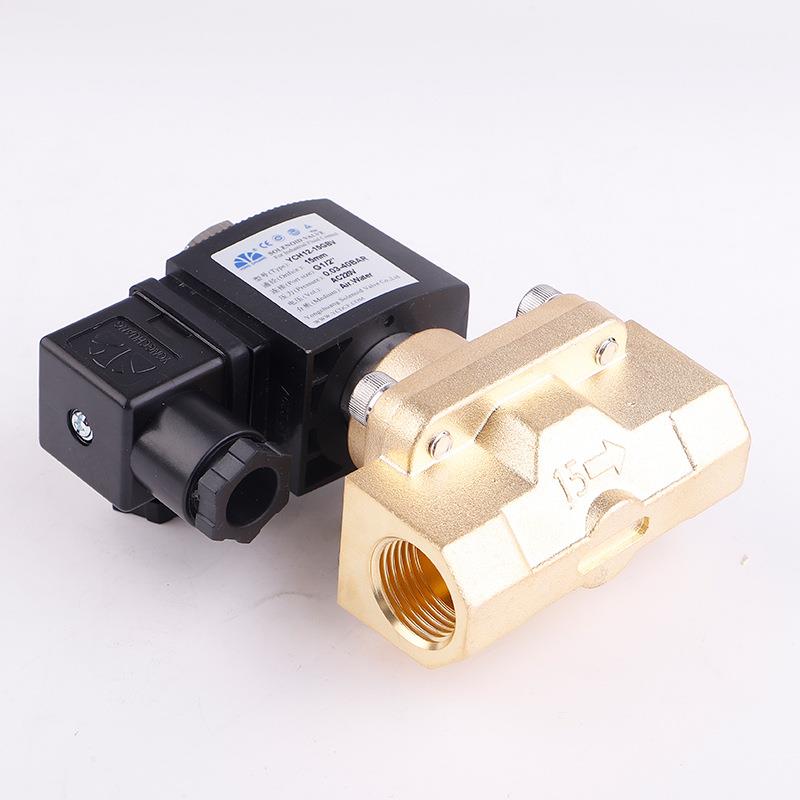 供应YCH12 电磁阀 常开高压压缩空气高压吹塑机 空压机电磁阀