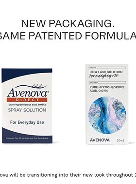 Avenova Eyelid and Lash Cleanser for Soothing and Effective