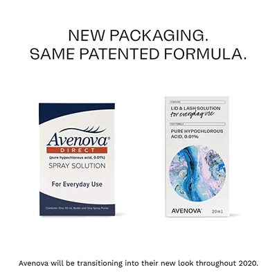 Avenova Eyelid and Lash Cleanser for Soothing and Effective