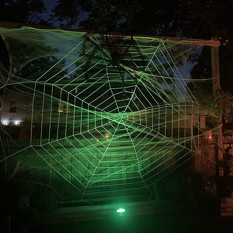 新品Halloween Decoration Spider Web Giant Spider Web Decorat