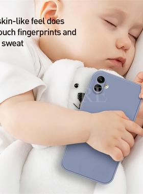 ..For Samsung Galaxy A04 Case Liquid Silicone Coque For Sams