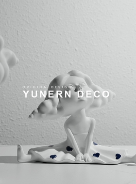 样板间样品屋展示中心现代艺术创意人物雕塑摆件家居客厅儿童房软