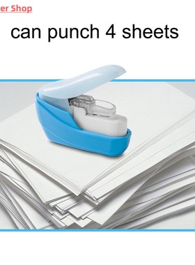Fromthenon 1PC Random Color Stapleless Stapler Book Paper St