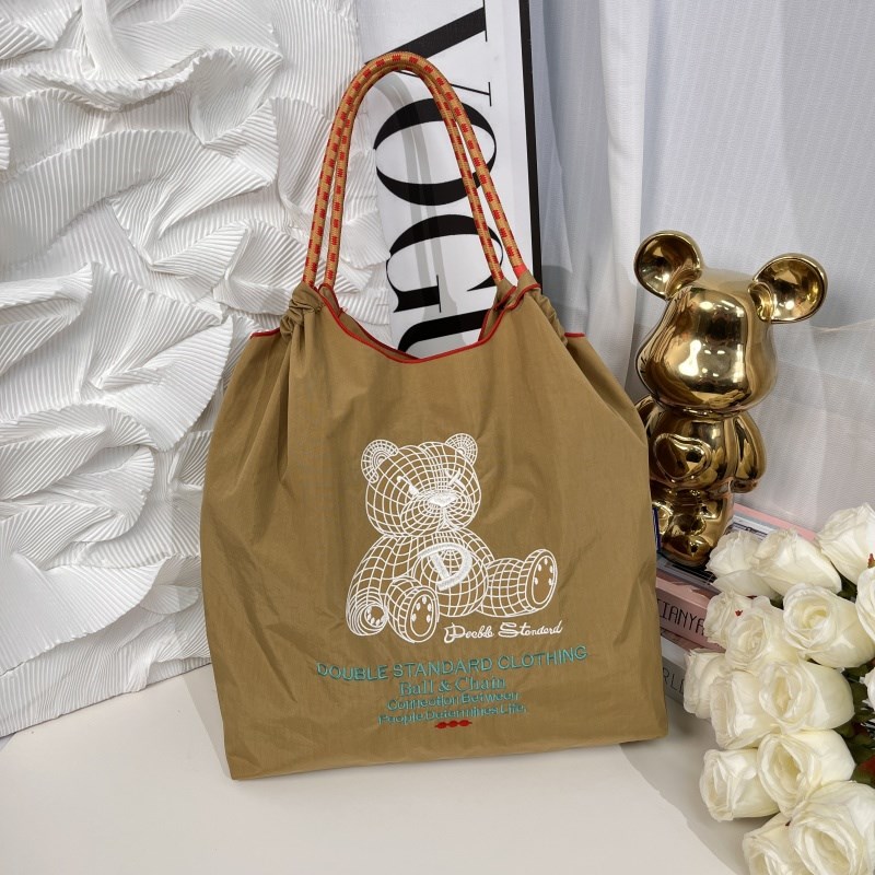 3月新款韩日系摩天轮刺绣环保布袋女ballchain手提单肩斜跨包