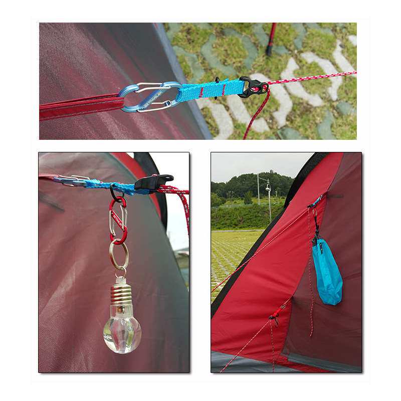 Multifunctional reflective rope buckle S-type reflective rop