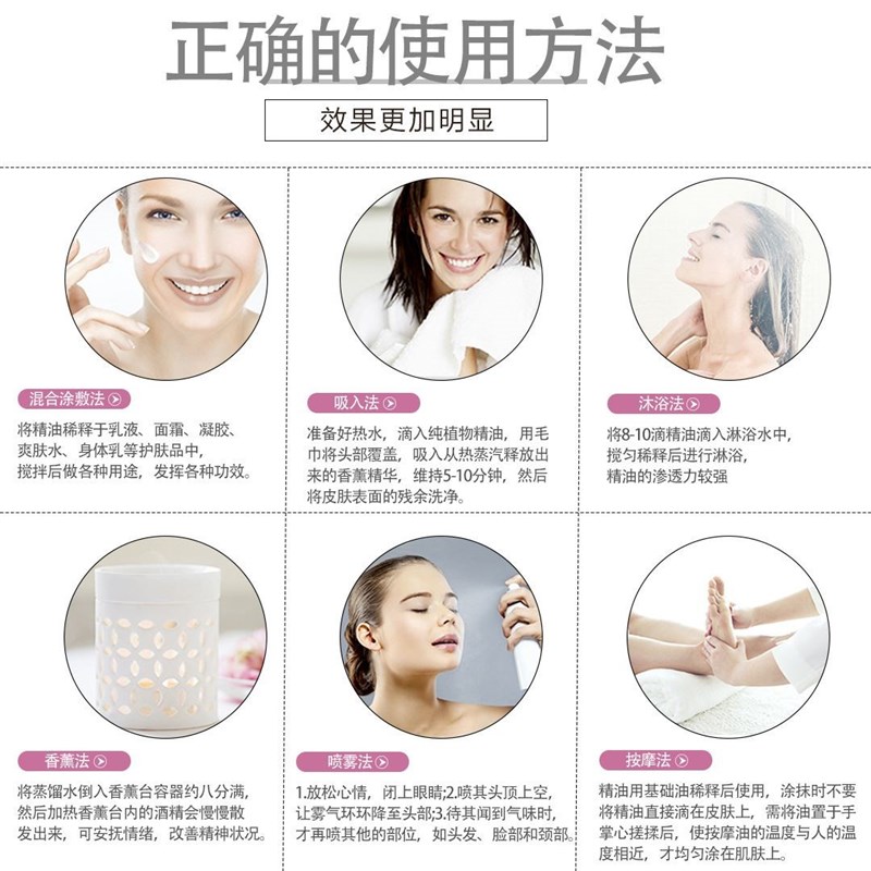 Essential Oil Aromatherapy Diffusers Lavender Massage