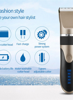 Mquina de cortar cabelo eltrica para homens barbeiro m