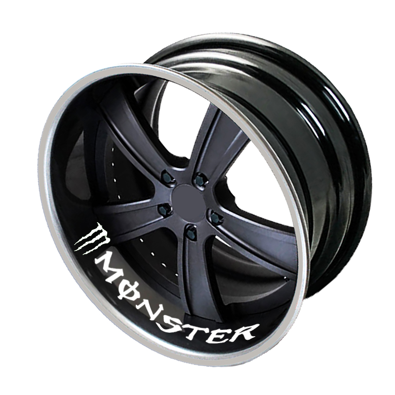 摩托车魔爪轮毂贴纸防水反光机车电动车改装鬼爪轮胎钢圈装饰贴花