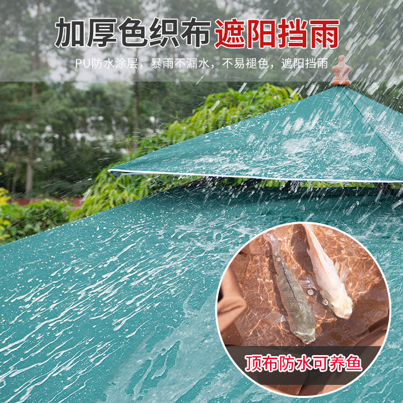 莫家户外桌椅伞组合奶茶店夜市外摆大排档庭院休闲铁艺室外桌椅