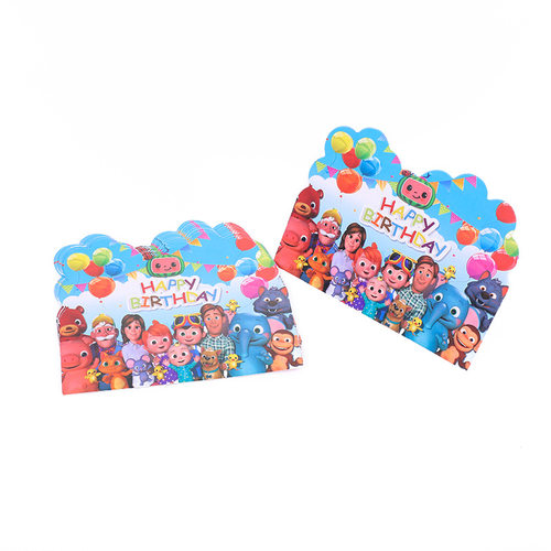 Cocomelon Theme Happy Birthday Party Decoration Paper Cups