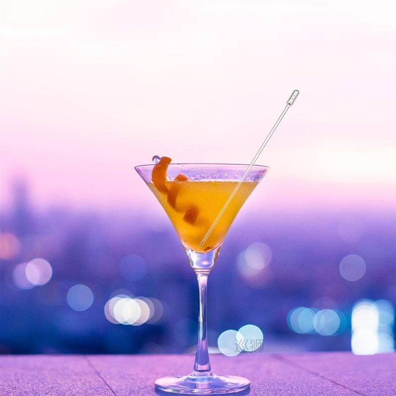 8pcs Stainless Steel Cocktail Picks Practical Fruit Pick Use