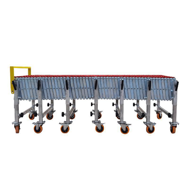 动力滚筒伸缩输送机卸货神器滑梯移动式升降滚轮传送带流水线快递
