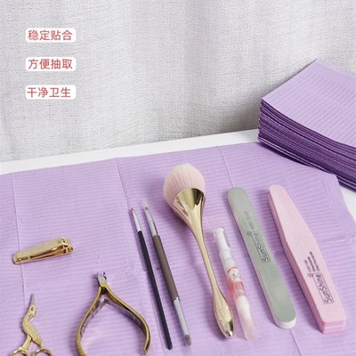 新品美甲桌面垫布垫纸一次性125张清洁垫手枕垫垫巾纸桌布美甲桌