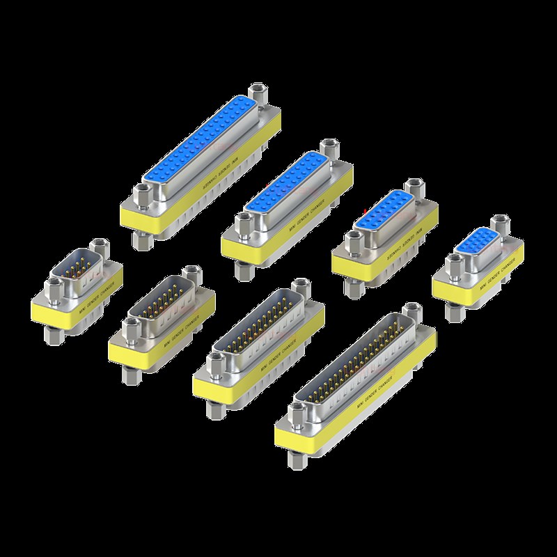 DB9 15 25 37 50 母对母 公转母 公对公冲针转接头 D-SUB连接器