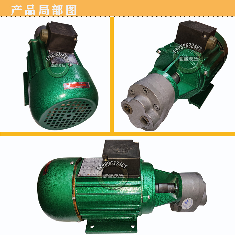 新品新款液压055KlW耐磨齿轮油泵电机组CBB6 B10锯床循环润滑输油