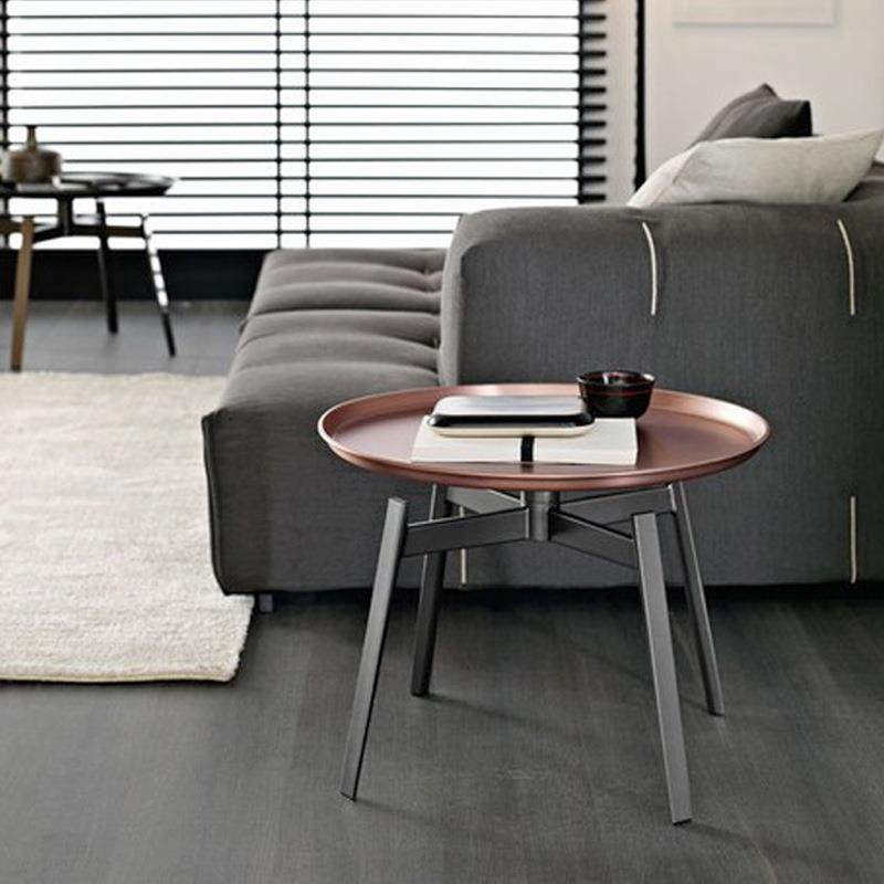 新款直销极简角几 铁艺复古圆形小圆几 客厅咖啡厅阳台迷你小边几,住宅家具,茶几,淘宝优惠券,粉丝福利购,淘宝优惠卷