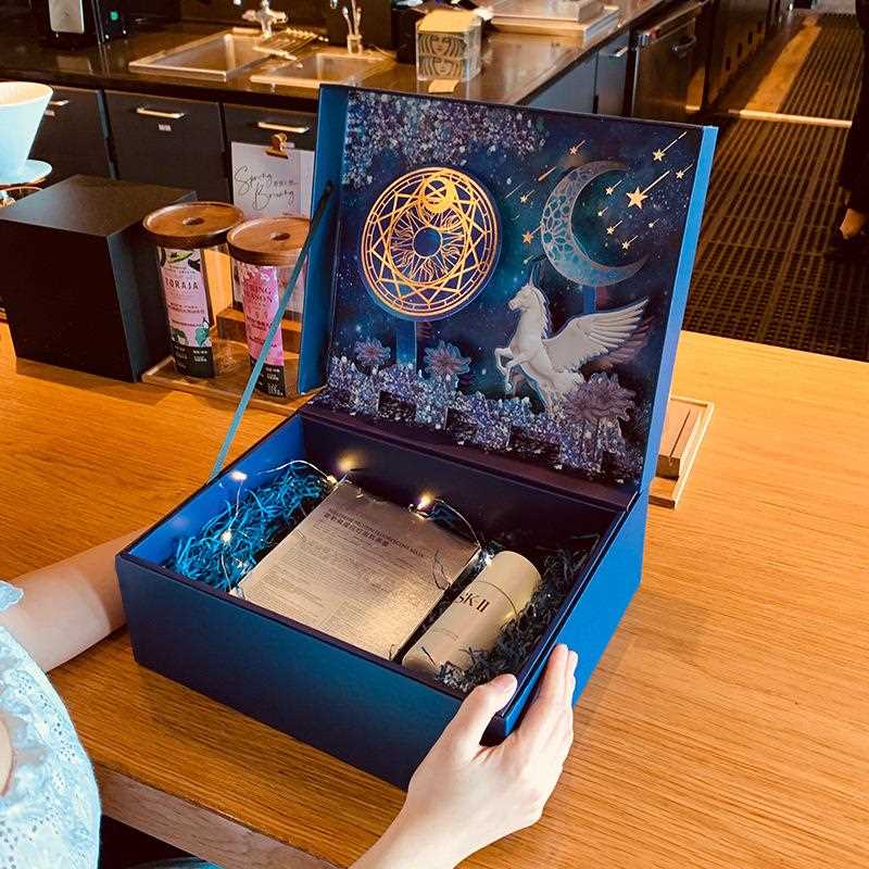 新款直销创意情人节礼盒生日礼品盒包装高级感结婚伴娘伴手礼盒子