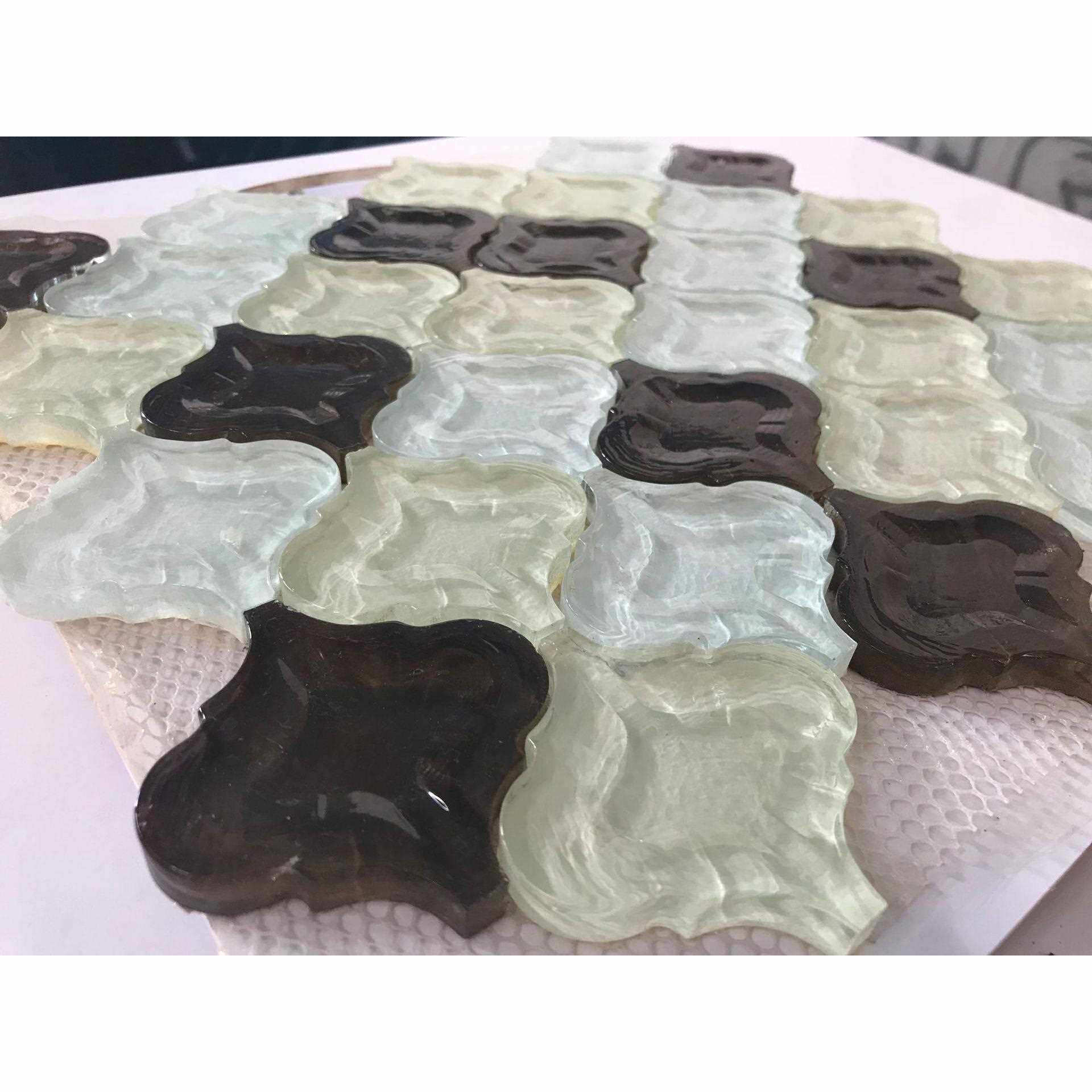 新款直销琉璃马赛克瓷砖 彩色琉璃玻璃灯笼马赛克 玄关背景墙瓷砖