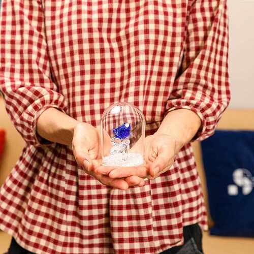 新款直销水晶工艺品永生玫瑰花送女友老婆创意纪念日周年装饰品摆
