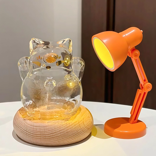猫毛收纳透明玻璃收纳瓶招财猫宠物毛发收藏纪念摆件狗狗毛收集瓶