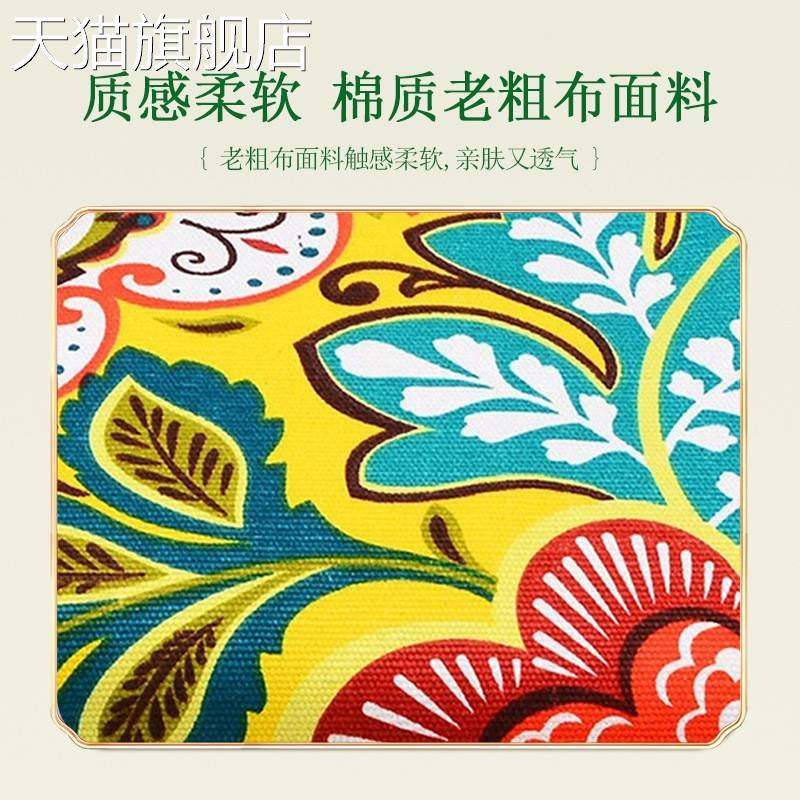 旗舰店官方正品艾草宫廷枕艾绒枕头艾灸艾叶颈椎枕家用粗布可调艾