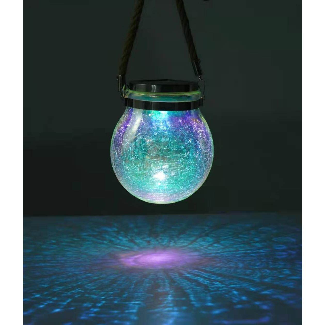 新款直销梦幻玻璃灯壁灯小夜灯庭院挂灯LED路灯许愿灯跨境创意灯