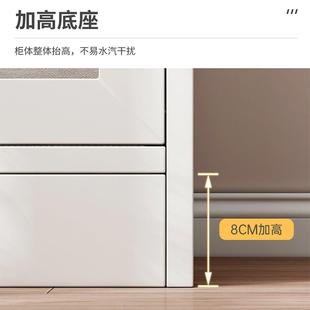 书柜置物柜家用客厅落地靠墙储物柜翻盖收纳多层带门防尘 直销新款