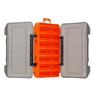 新款直销体育钓鱼双面路亚盒鱼饵木虾收纳盒电子虾储物盒工具盒