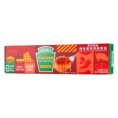 亨氏Heinz罗马风味辣味番茄肉酱意面意大利面2盒装