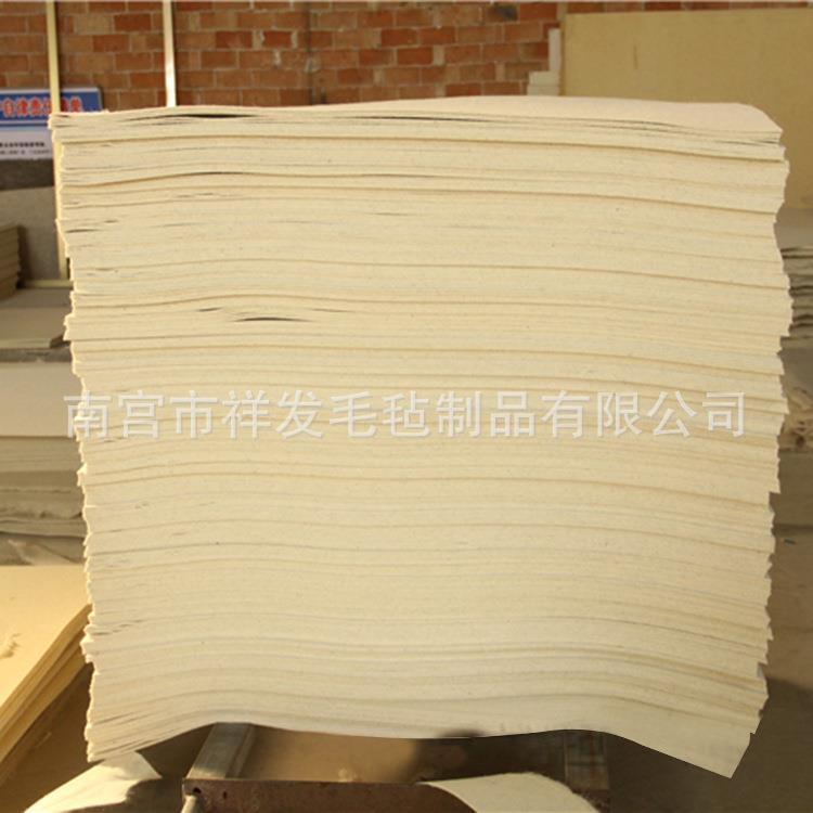 新款直销 加厚纯羊毛毡工业毛毡异型毛毡垫可选