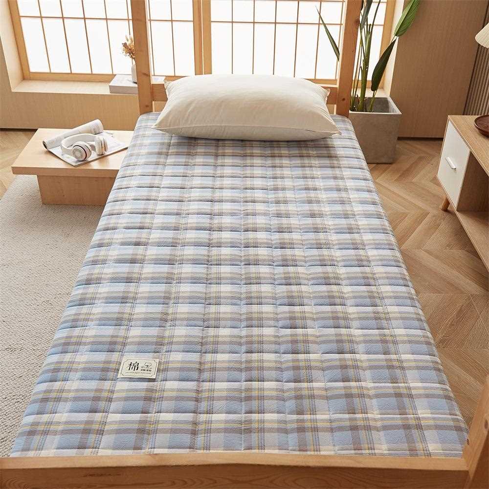 新款直销可拆洗秋冬季可用新疆棉花床垫学生宿舍软垫可折叠褥子工