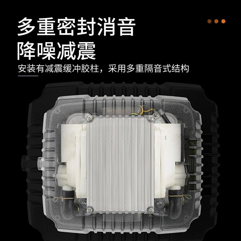 新款直销鱼缸增氧气泵海鲜超氧气泵低噪音小型打氧机鱼塘充氧泵大