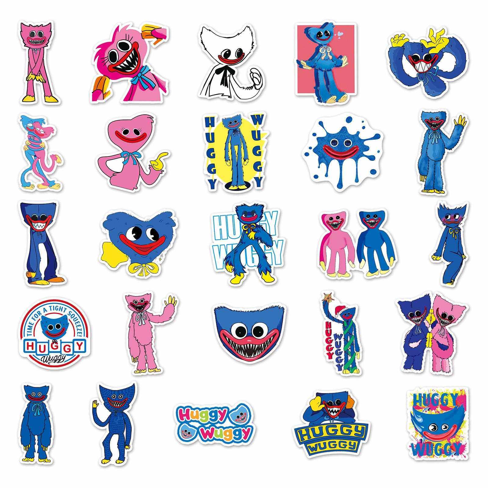 新款直销50张波比的玩闹时间游戏行李箱贴纸涂鸦笔记本时尚滑板车,文具电教/文化用品/商务用品,贴纸/立体贴纸,淘宝优惠券,粉丝福利购,淘宝优惠卷