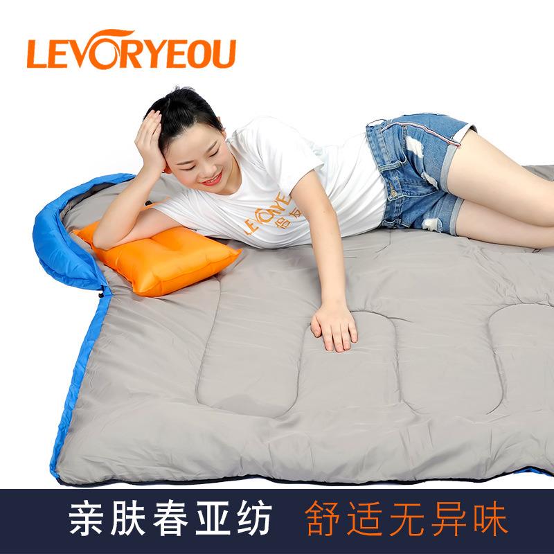 新款直销睡袋大人户外露营冬季加厚保暖成人羽绒室内防寒单人便携