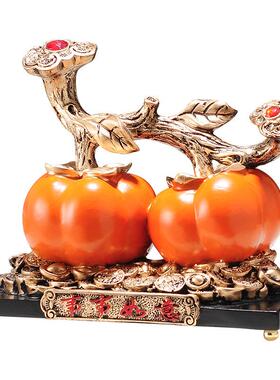 新款直销柿柿如意新中式轻奢乔迁之喜新居礼品客厅玄关电视酒柜装