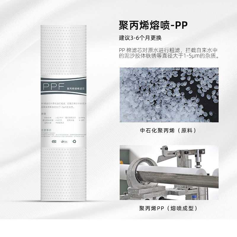 新款直销滤芯10寸通用前三级PP/UDF/CTO/T33/UF活性炭滤芯净水器