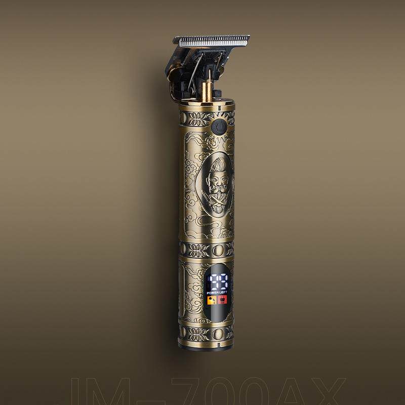 新款直销多功能理发器鼻毛修剪剃须刀液晶雕刻推白组合套装带剃头