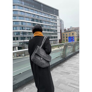 黑色双排扣毛呢大衣保暖外套冬2021新款 洛边 80羊毛复活款