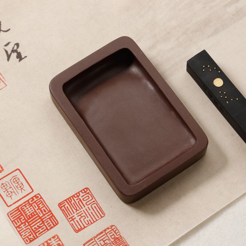 宋坑砚台书法专用可磨墨3寸 端砚原石写经把玩肇庆砚台磨墨砚台墨