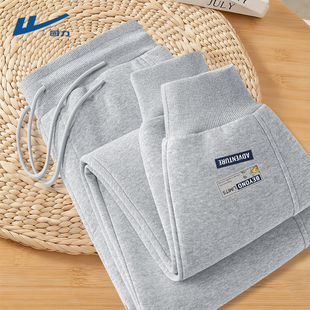 回力裤子男士2026新款美式休闲裤男款流行潮流束脚卫裤男春秋季C