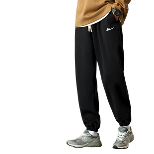 回力加绒运动裤男款秋冬款青少年卫裤2025新款男士裤子休闲裤男Y