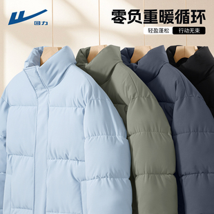 回力棉衣男款冬季不臃肿加厚复古潮流宽松2026新款男装冬装外套C