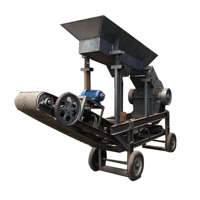 新品21锤q式破k碎机煤渣钢渣移动制砂机锤式破碎机建筑垃圾碎定制