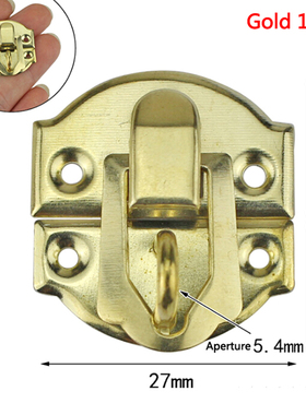 10Pcs 27*30mm Antique Hasps Iron Lock Catch Latches For Jewe