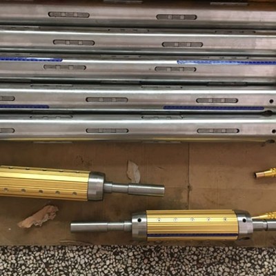 定制  3寸键条式气涨轴 膨涨滚筒 收料气涨轴 放料气胀轴 高品质