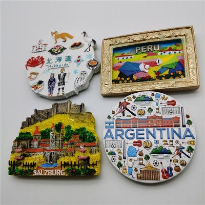 极速Fridge Magnets Decor Japan Korea Germany Russia New Zeal