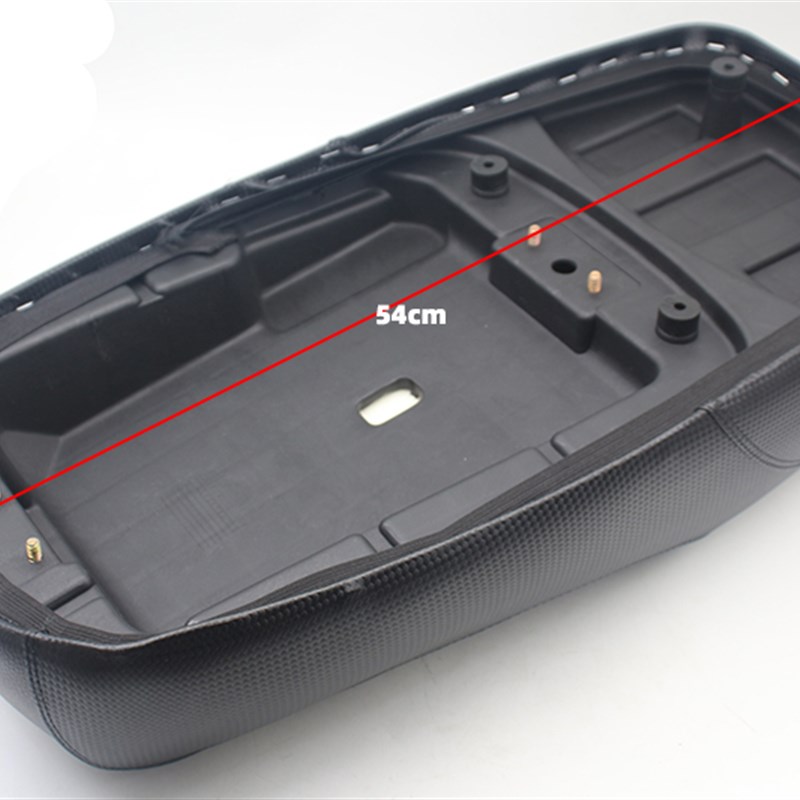 适用深远电动车A7-A8L-A9-T90直上一体驼峰防水54cm坐垫座包尾架