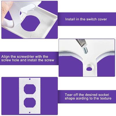 Outlet Insulation Gasket Wall Plate Foam Gasket Pads